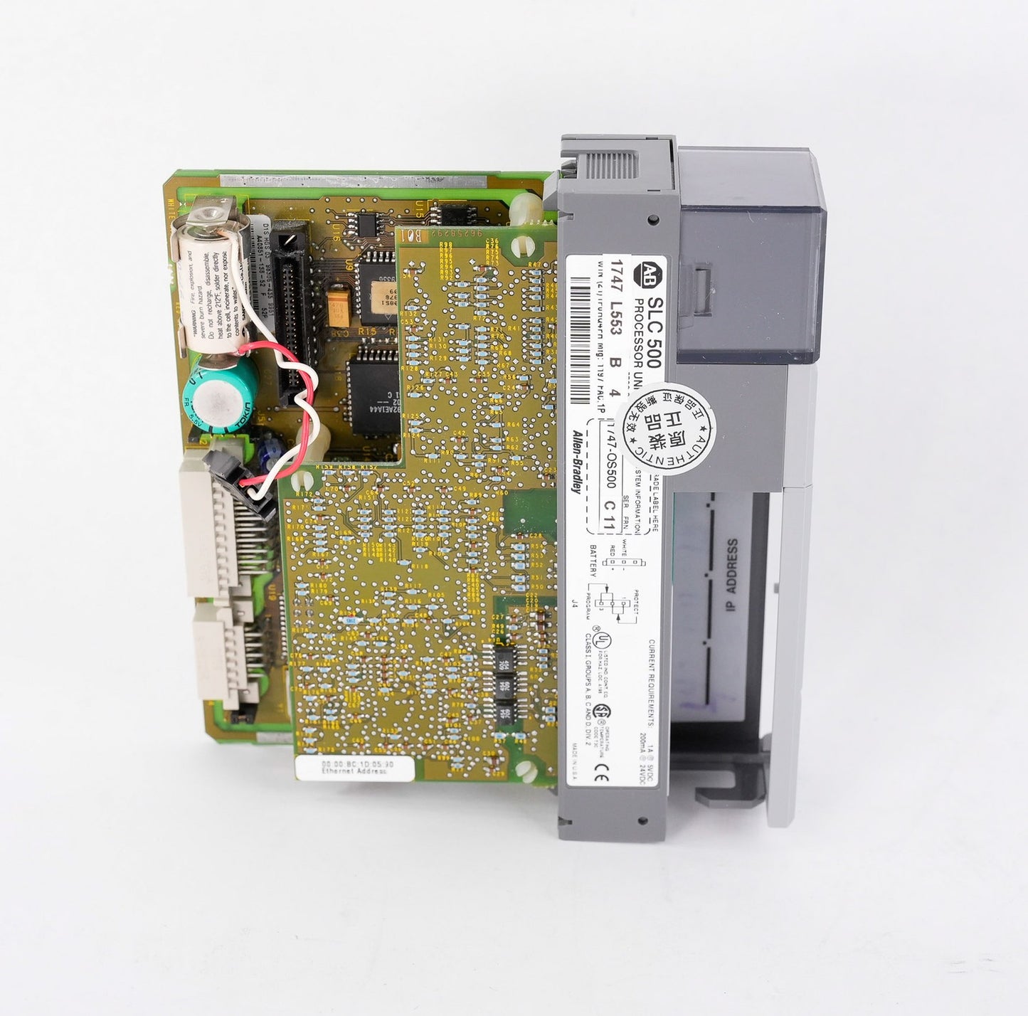 Allen Bradley 1747-L553 Series B SLC 500 5/05 CPU Processor 1747L553
