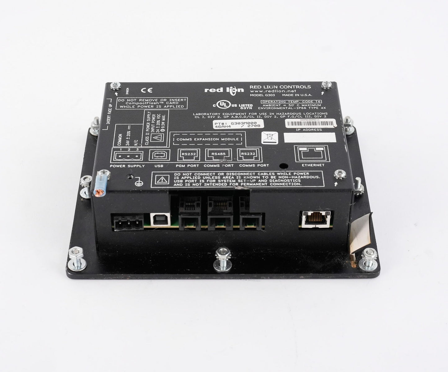 Red Lion Controls G303M000 HMI Display Panel G3 Series