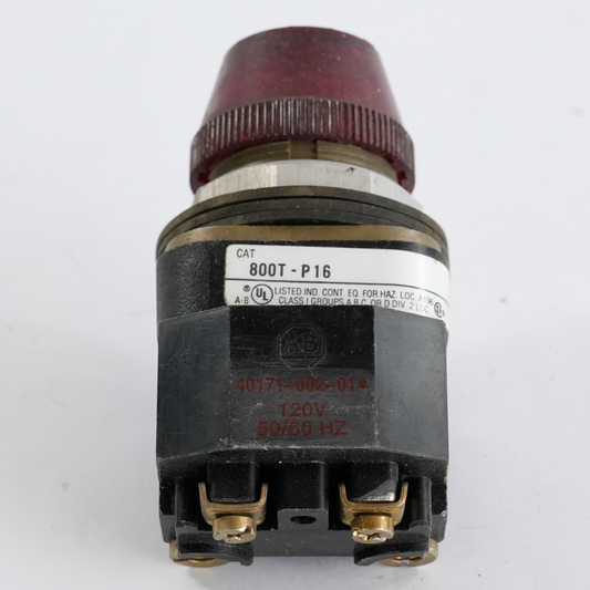 Allen Bradley 800T-P16 /T Red Illuminated Pilot Button 800TP16