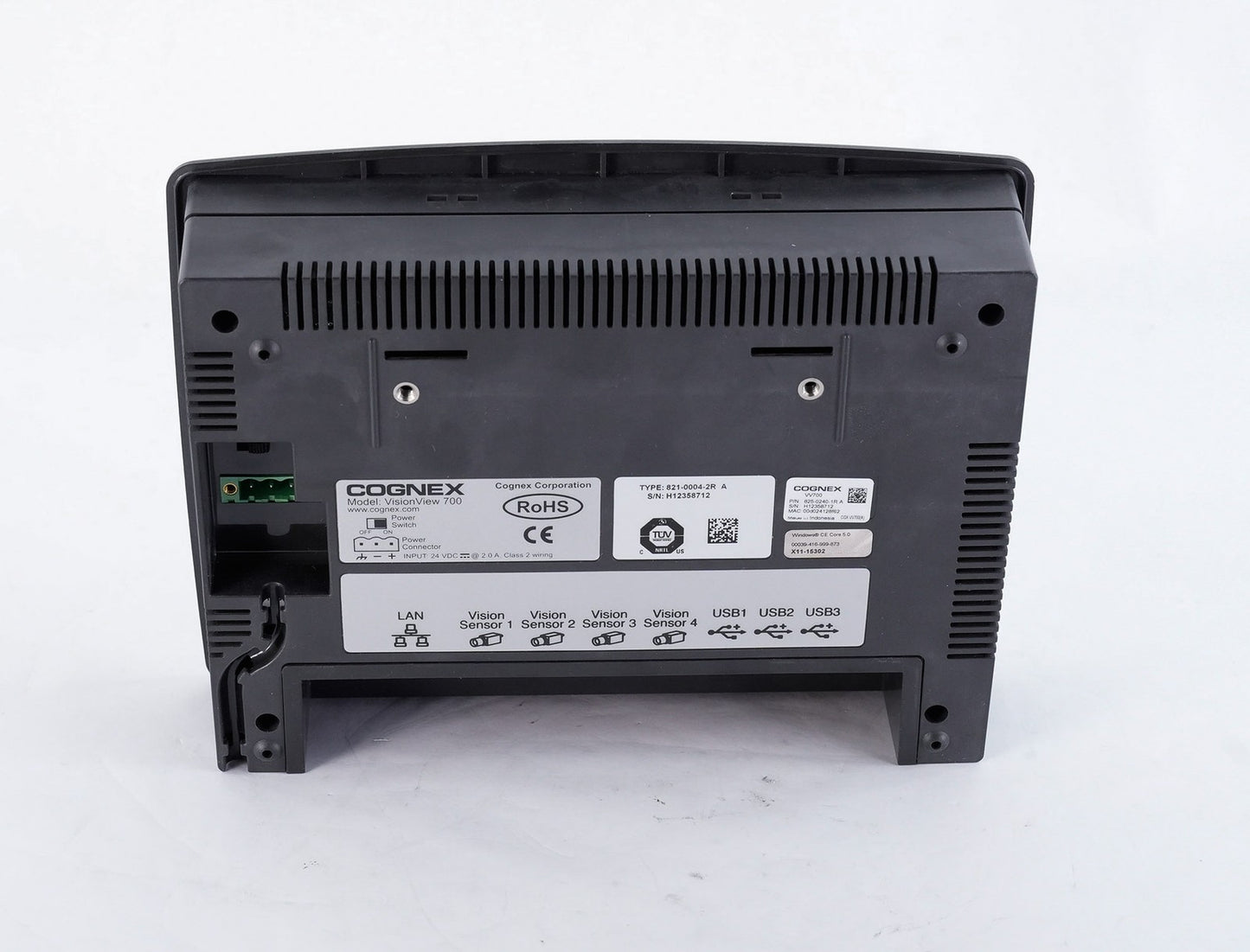 Cognex 825-0240-1R Vison View VV700 Operator Display Panel 82502401R A