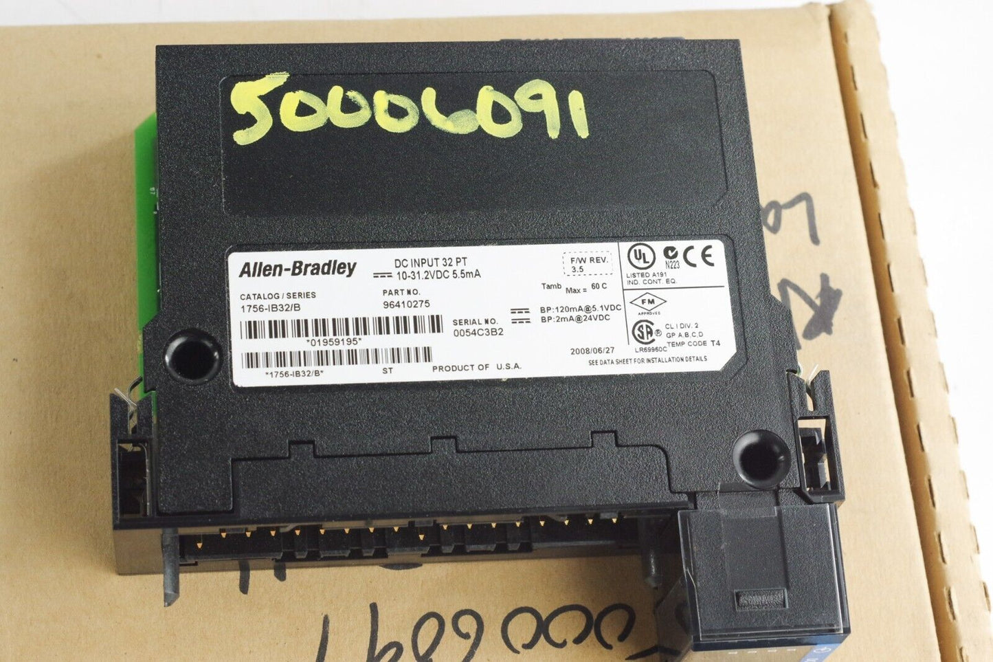 Allen Bradley 1756-IB32/B ControlLogix DC INPUT Module 32 Pt 24VDC - Open Box