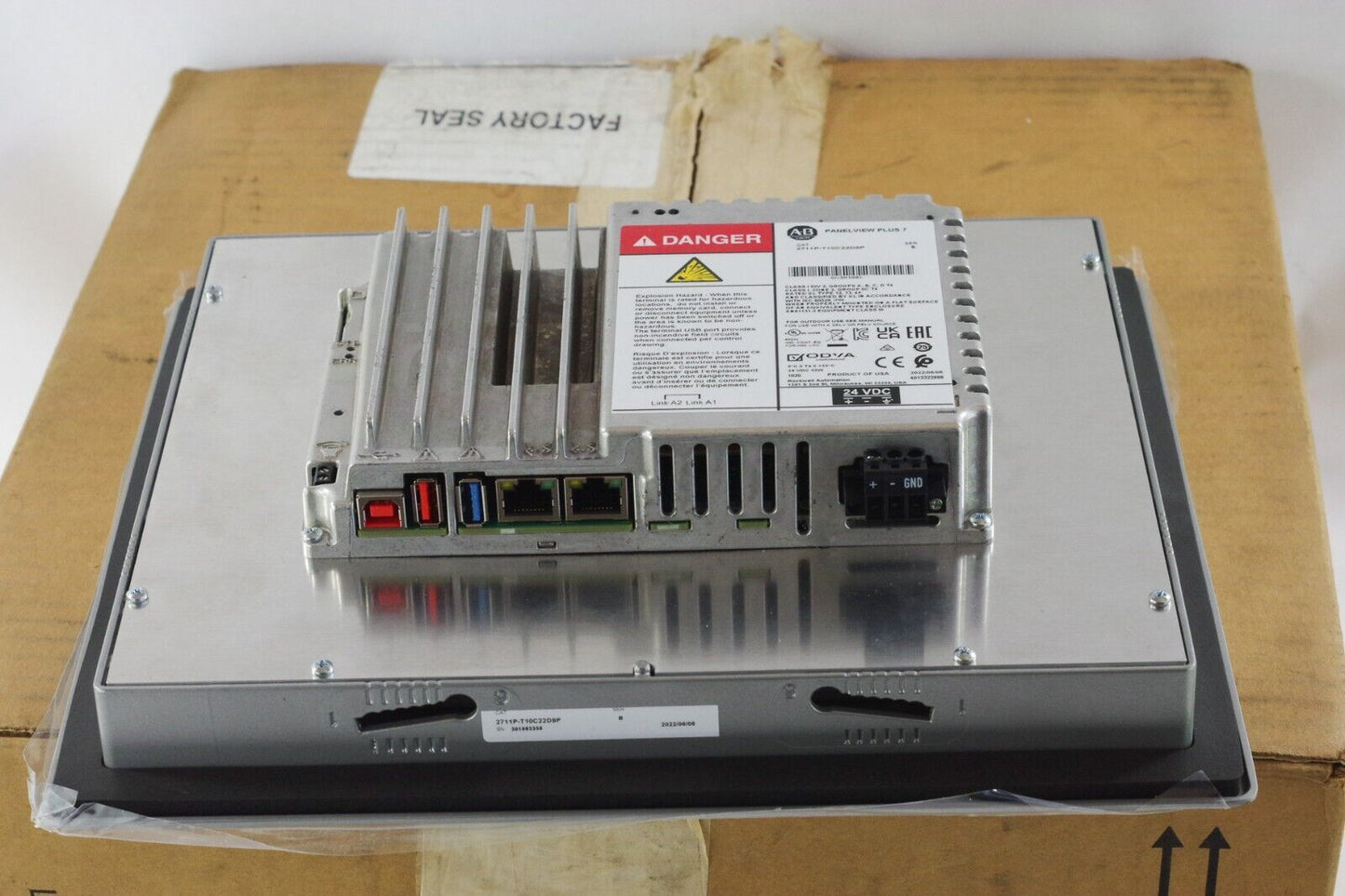 2022 Allen Bradley 2711P-T10C22D9P Ser B PanelView Plus 7 Graphic Terminal