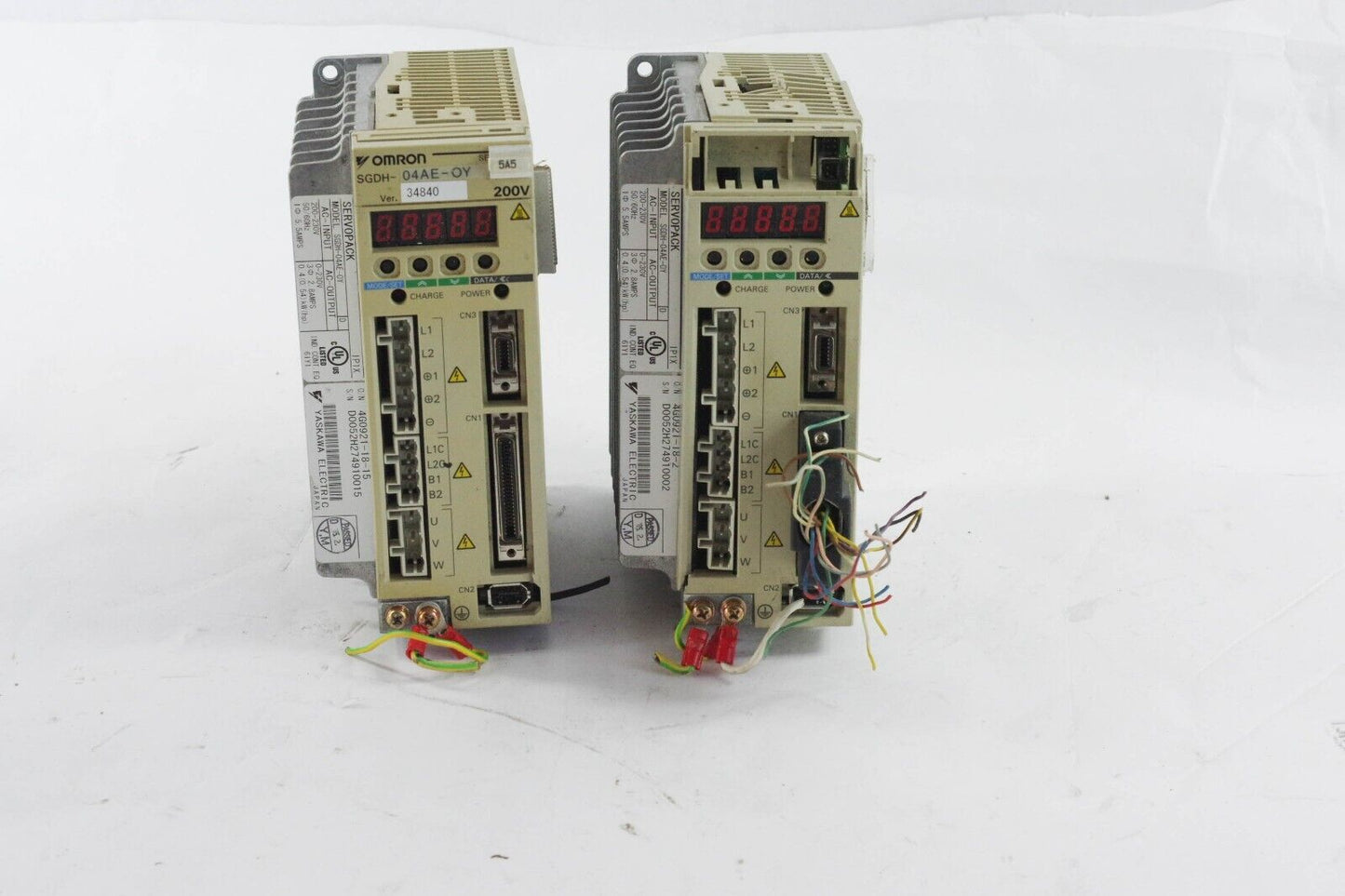 YASKAWA SGDH-04AE-0Y SERVO DRIVE / SGDH-04AE-OY 200V