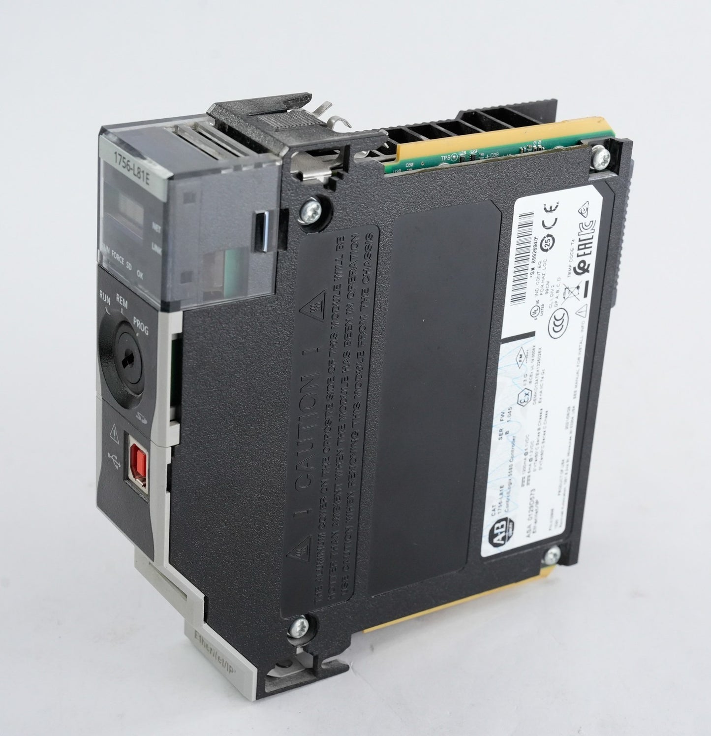 Allen Bradley 1756-L81E /B ControlLogix 5580 Processor ENet/USB 2021 Used