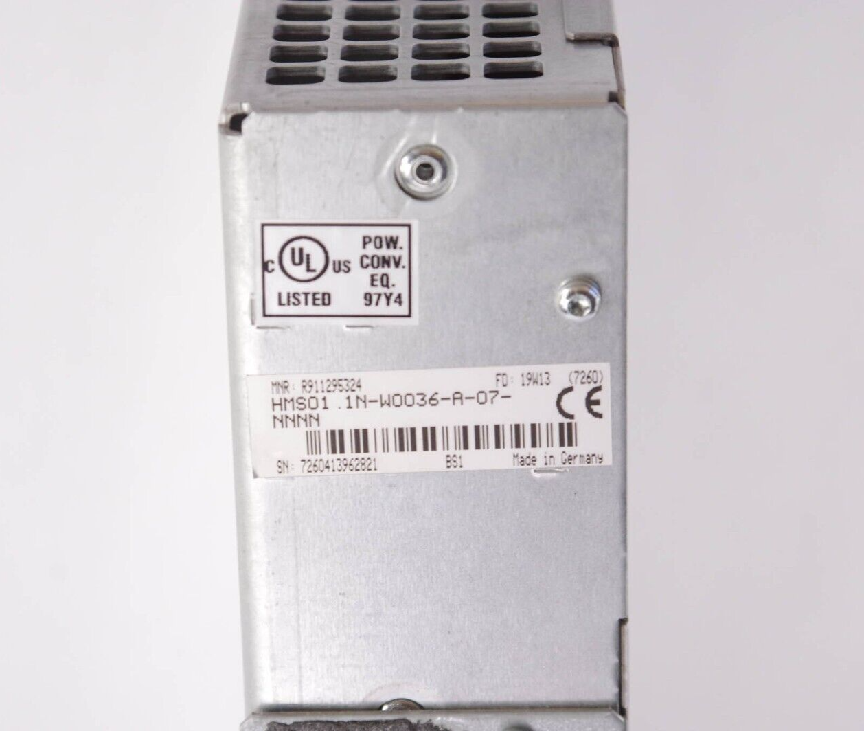 Rexroth HMS01.1N-W0036-A-07-NNNN / HMS011NW0036A07NNNN Power Unit IndraDrive M