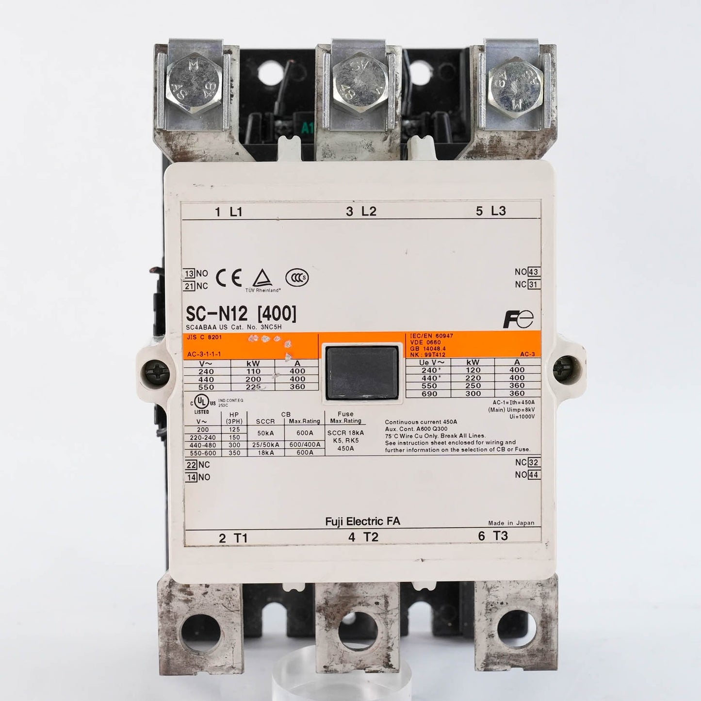 Fuji Electric Sc-N12 Super Rapid Fuse 500V 50A 3NC5H 100kA AC/DC Fuse