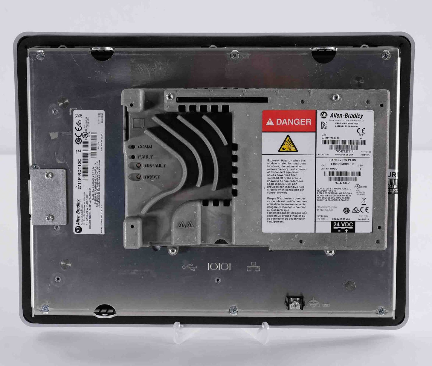 Allen Bradley 2711P-T10C4D9 /A PanelView Plus 1000 Color Touch + RP9D /B Logic