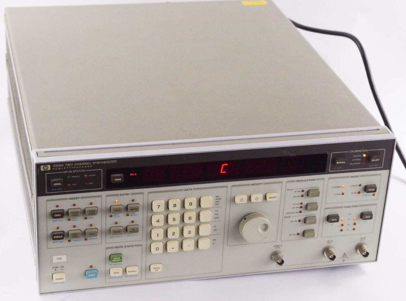 HP 3326A Two Channel Synthesizer 2519A00930