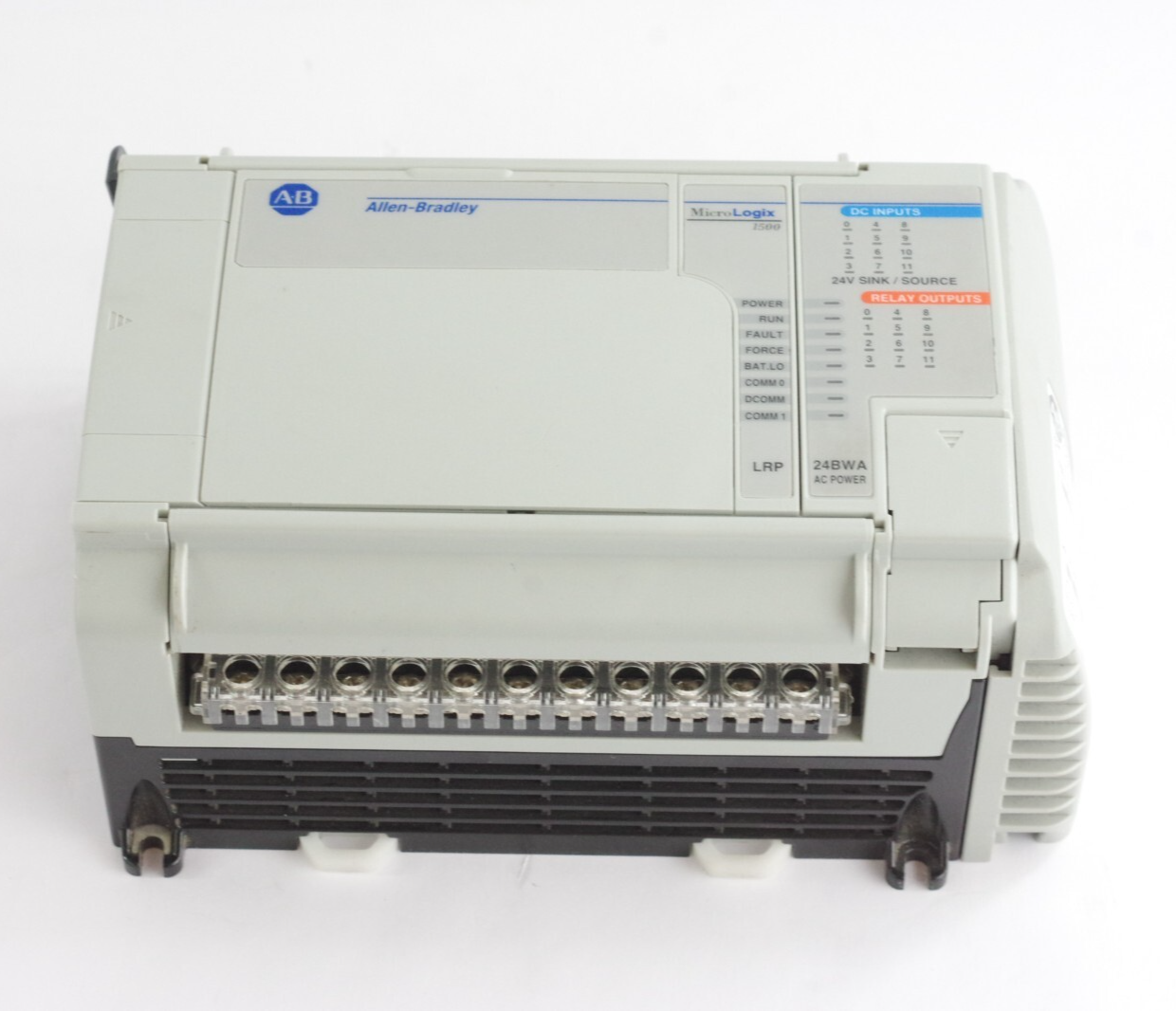 Allen Bradley 1764-24BWA /B + 1764-LRP /C Rev F FRN 11 MicroLogix 1500  Rev A