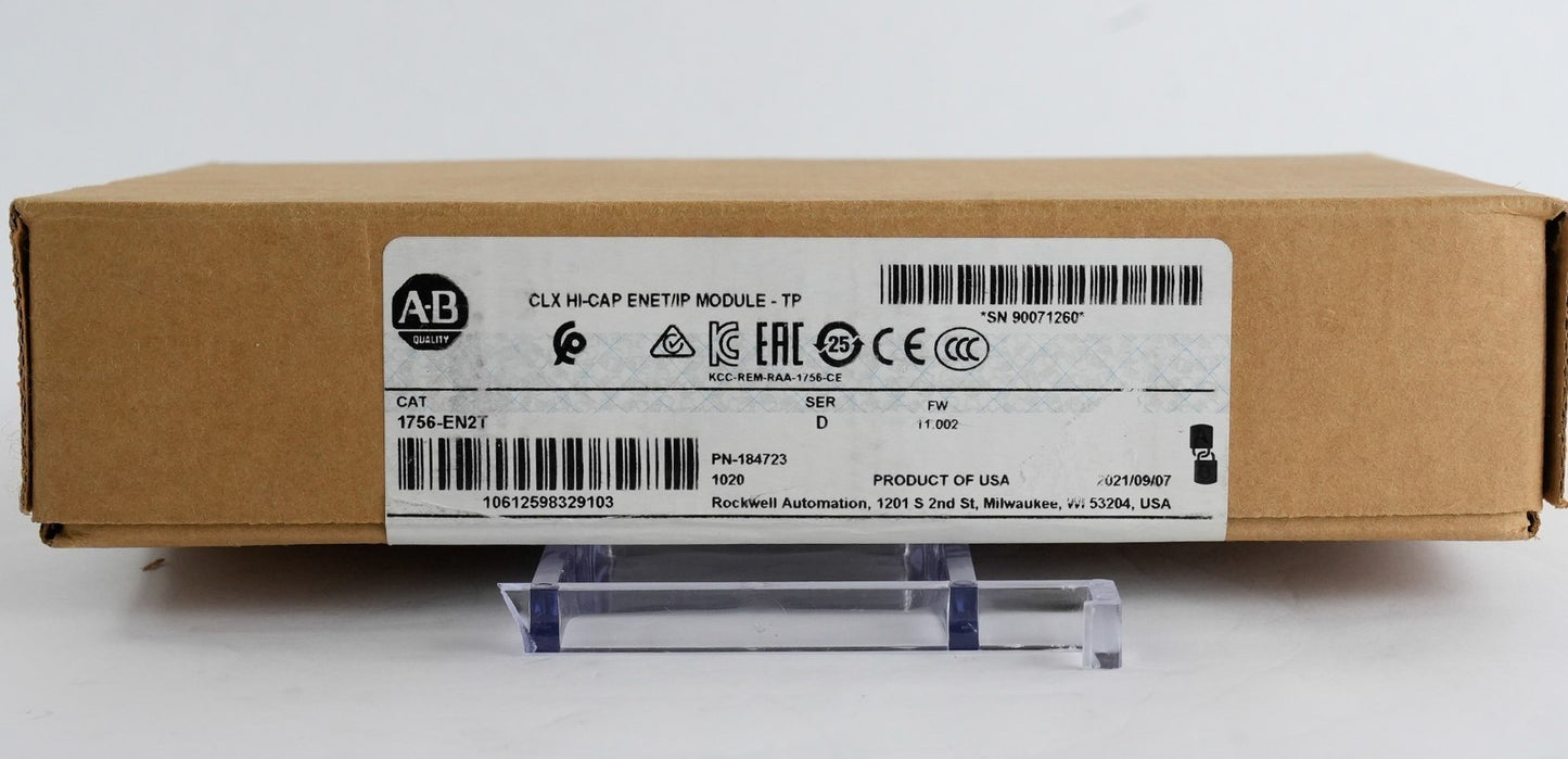 Allen Bradley 1756-EN2T /D ControlLogix EtherNet Module - 2021 Sealed Surplus