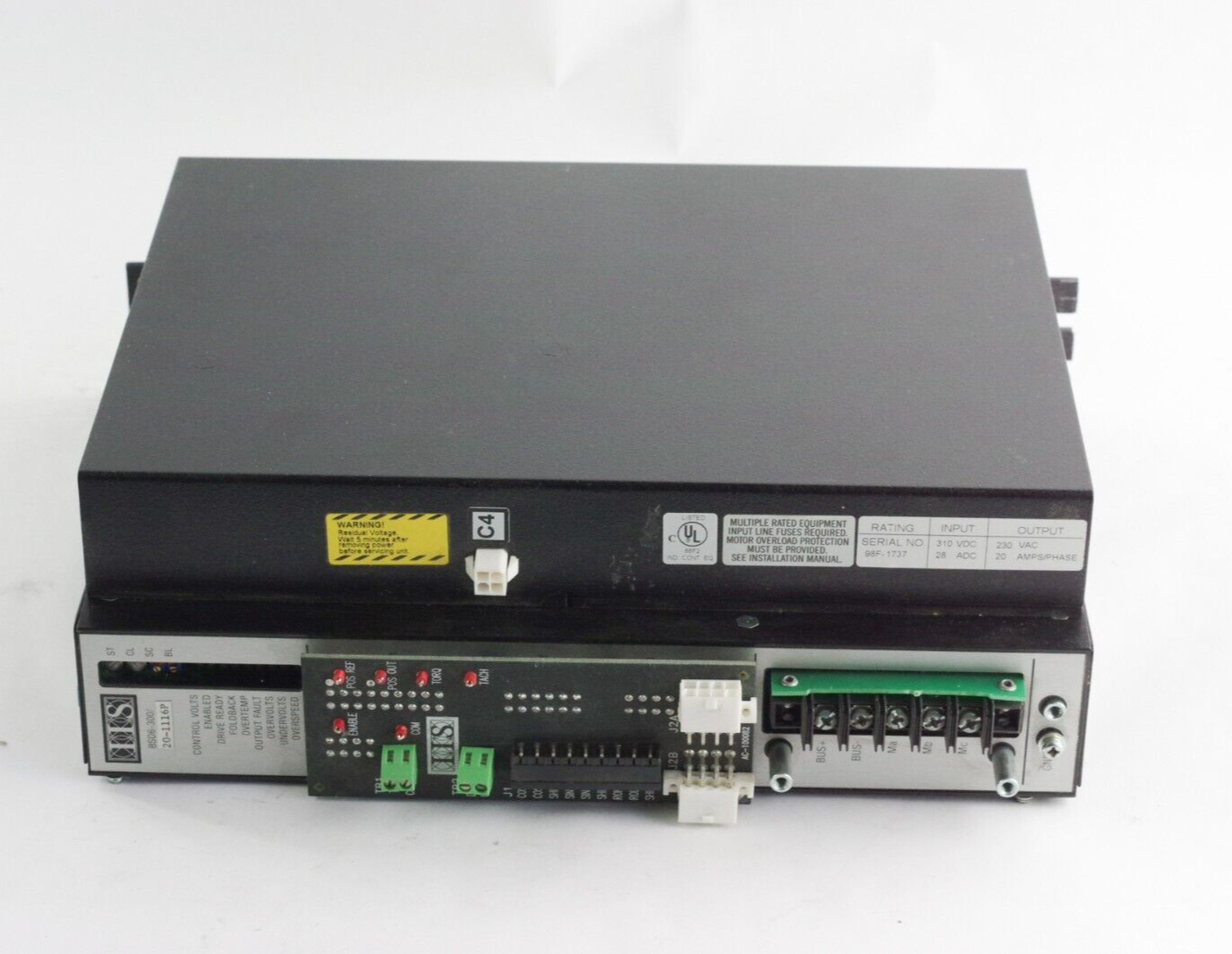 Industrial Indexing Systems IIS BSD6-300/20-1116P Servo Amplifier BSD6-300 /20