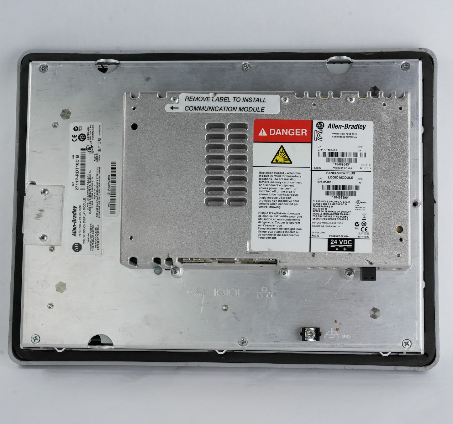 Allen Bradley 2711P-T10C4D1 /A Panelview Plus 1000 2711P-RDT10C/B 2711PC-RP1/G