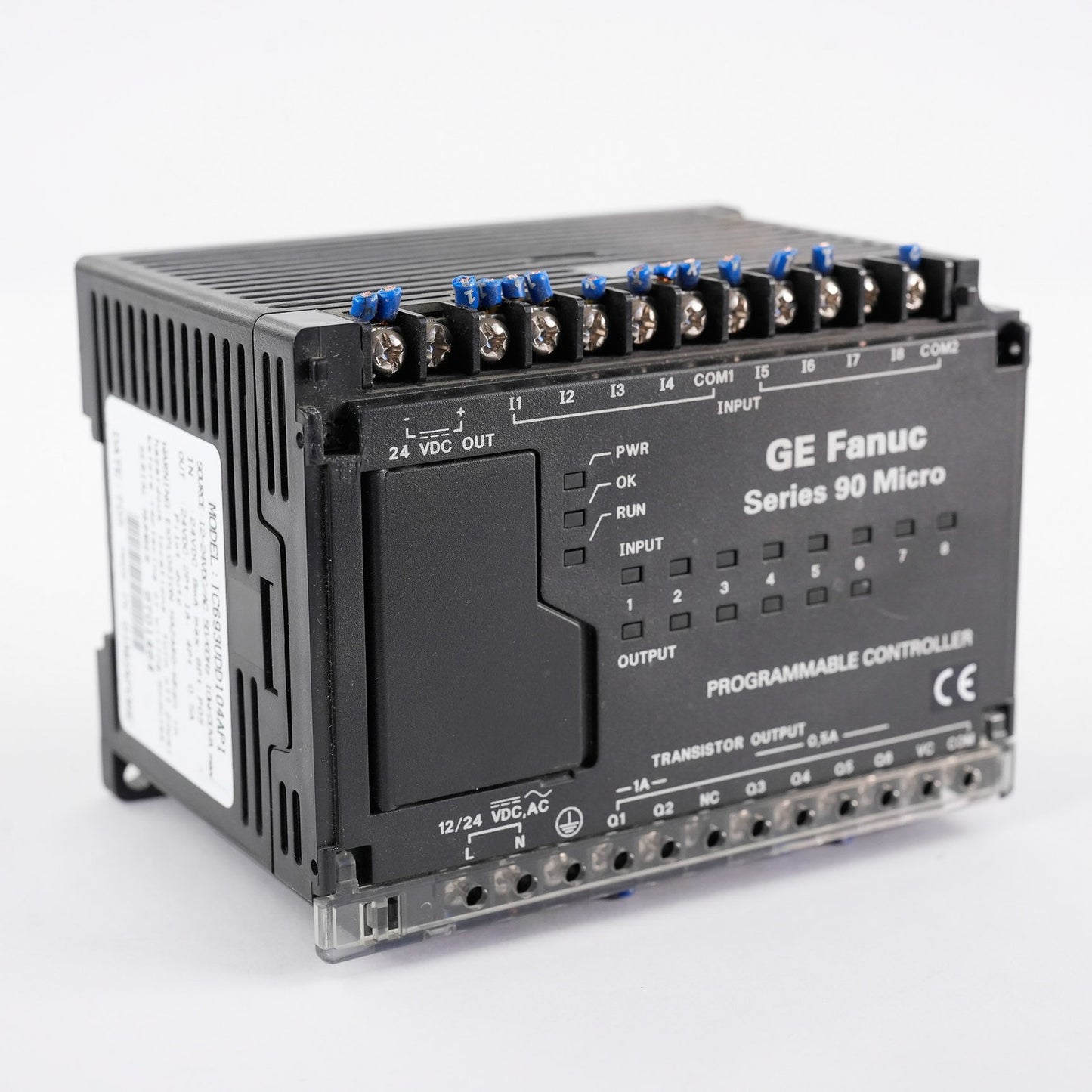 GE FANUC IC693UDD104AP1 Series 90 Micro Controller 12-24VDC/AC 10W/20VA