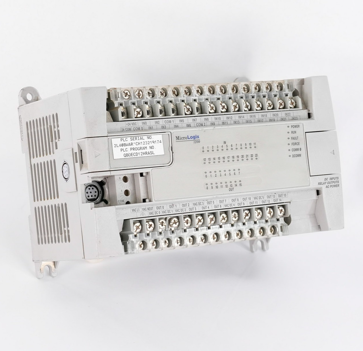 Allen Bradley 1762-L40BWAR /C FW 12 MicroLogix 1200 PLC Module 1762L40BWAR