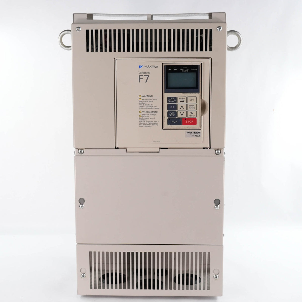 Yaskawa CIMR-F7U4022 Varispeed F7 AC Drive 480V 30HP 22kW 45A VFD CIMRF7U4022