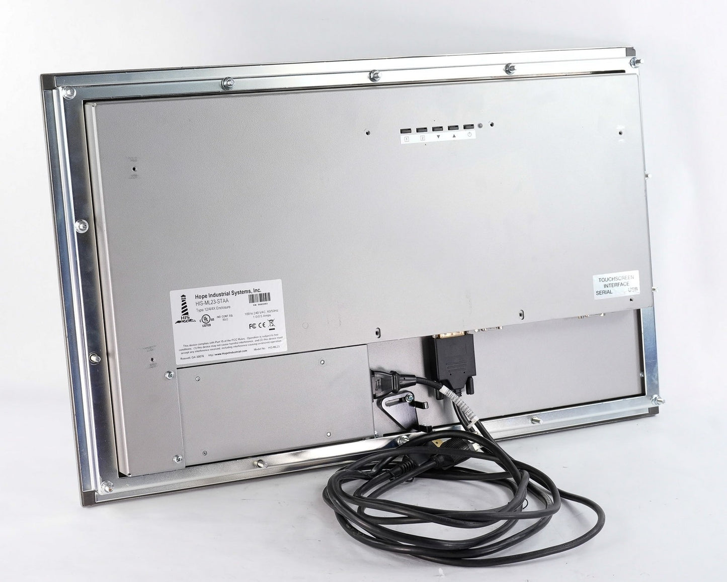 Hope Industrial Systems HIS-ML23-STAA 23" Industrial Monitor 100-240VAC