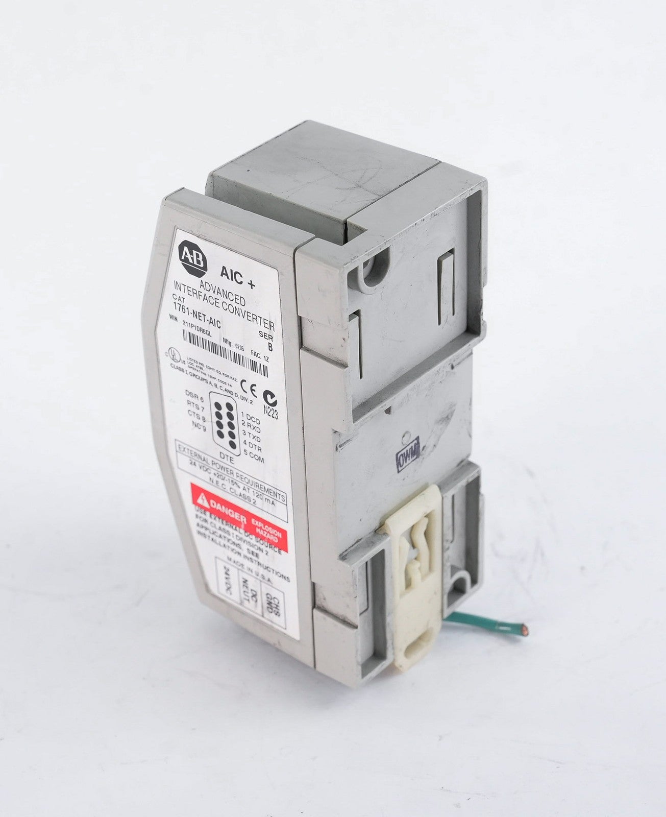 Allen Bradley 1761-NET-AIC /B Advanced Interface Converter 1761NETAIC
