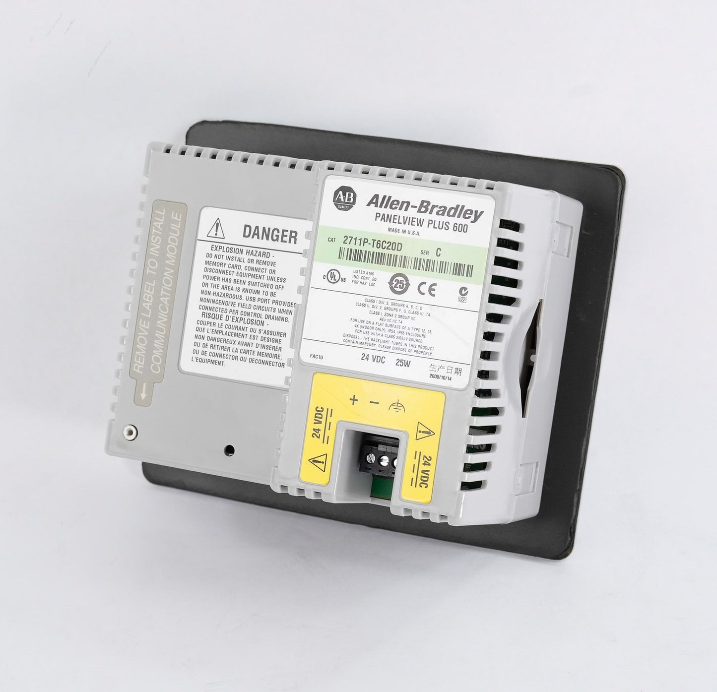 Allen Bradley 2711P-T6C20D /C PanelView Plus 600 Color Touch 2711PT6C20D