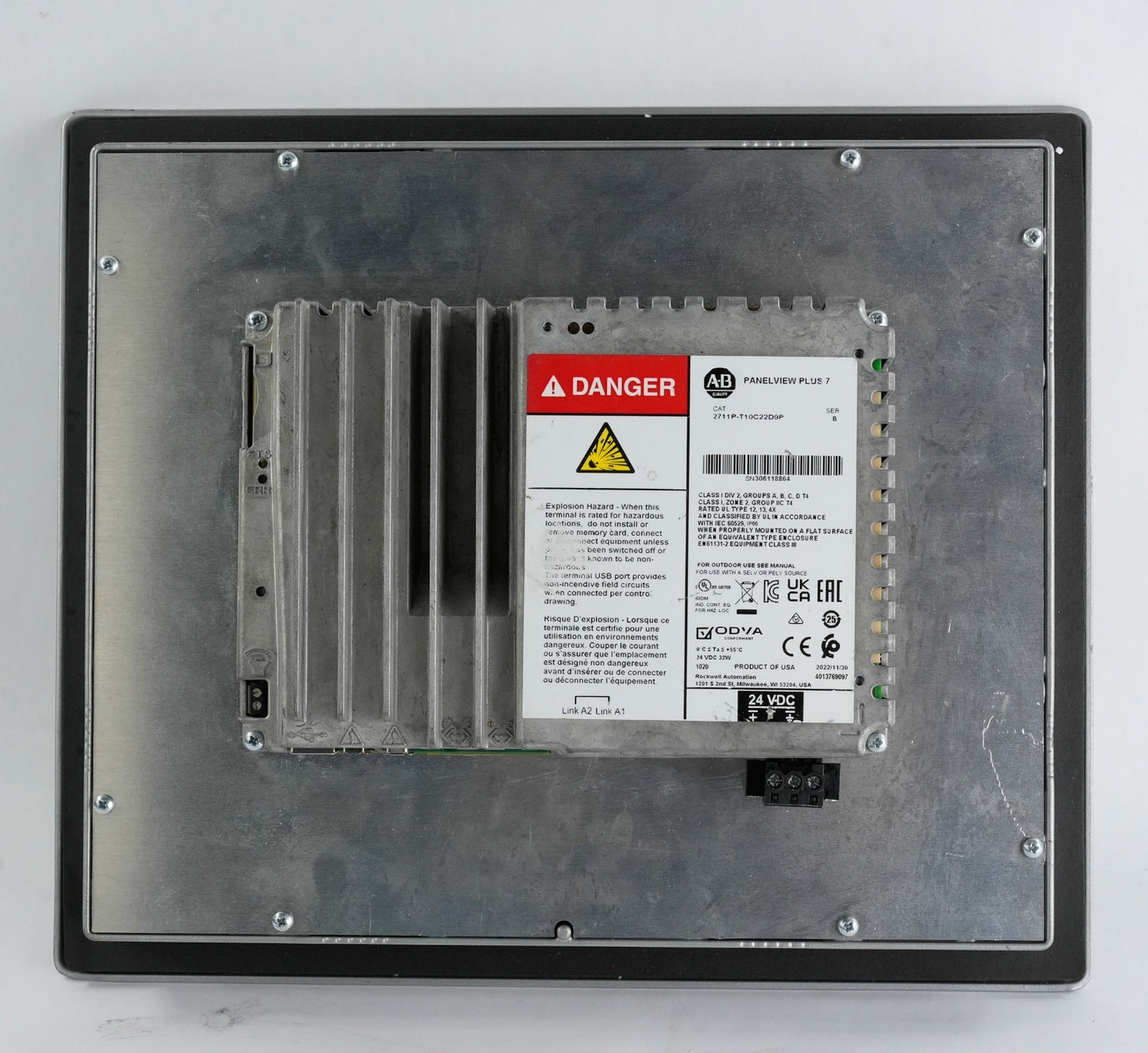 Allen Bradley 2711P-T10C22D9P /B PanelView Plus 7 Terminal Series B +1y Warranty