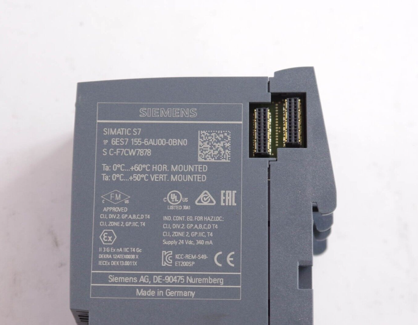 Siemens 6ES7 155-6AU00-0BN0 / 6ES71556AU000BN0 Simatic S7 ET 200SP Module