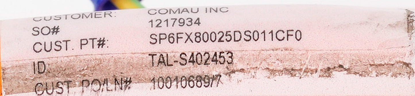 Siemens SP6FX80025DS011CF0 Comau Power Cable