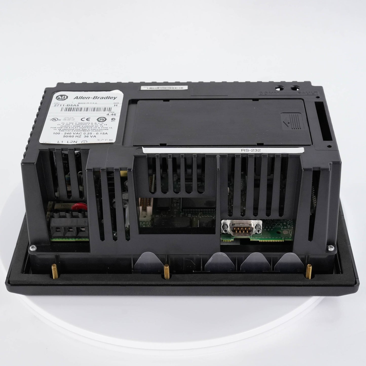 Allen Bradley 2711-B5A5 Ser H PanelView 550 Keypad/Touch HMI 120VAC 5.5 inch