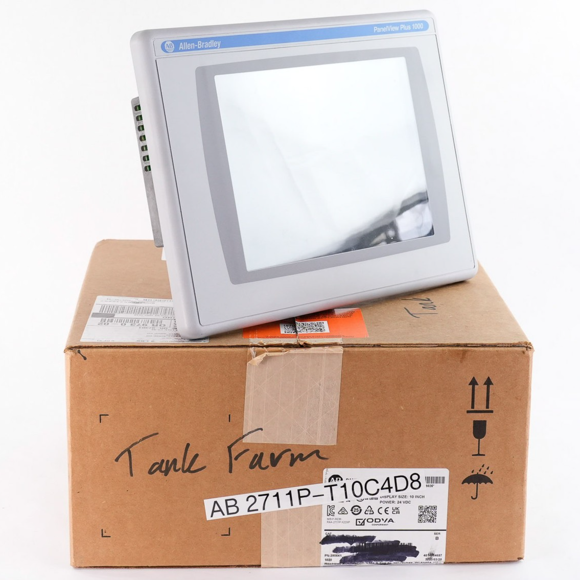 Allen Bradley 2711P-T10C4D8 /A PanelView Plus 1000 Display + RP8D/B Refurbished