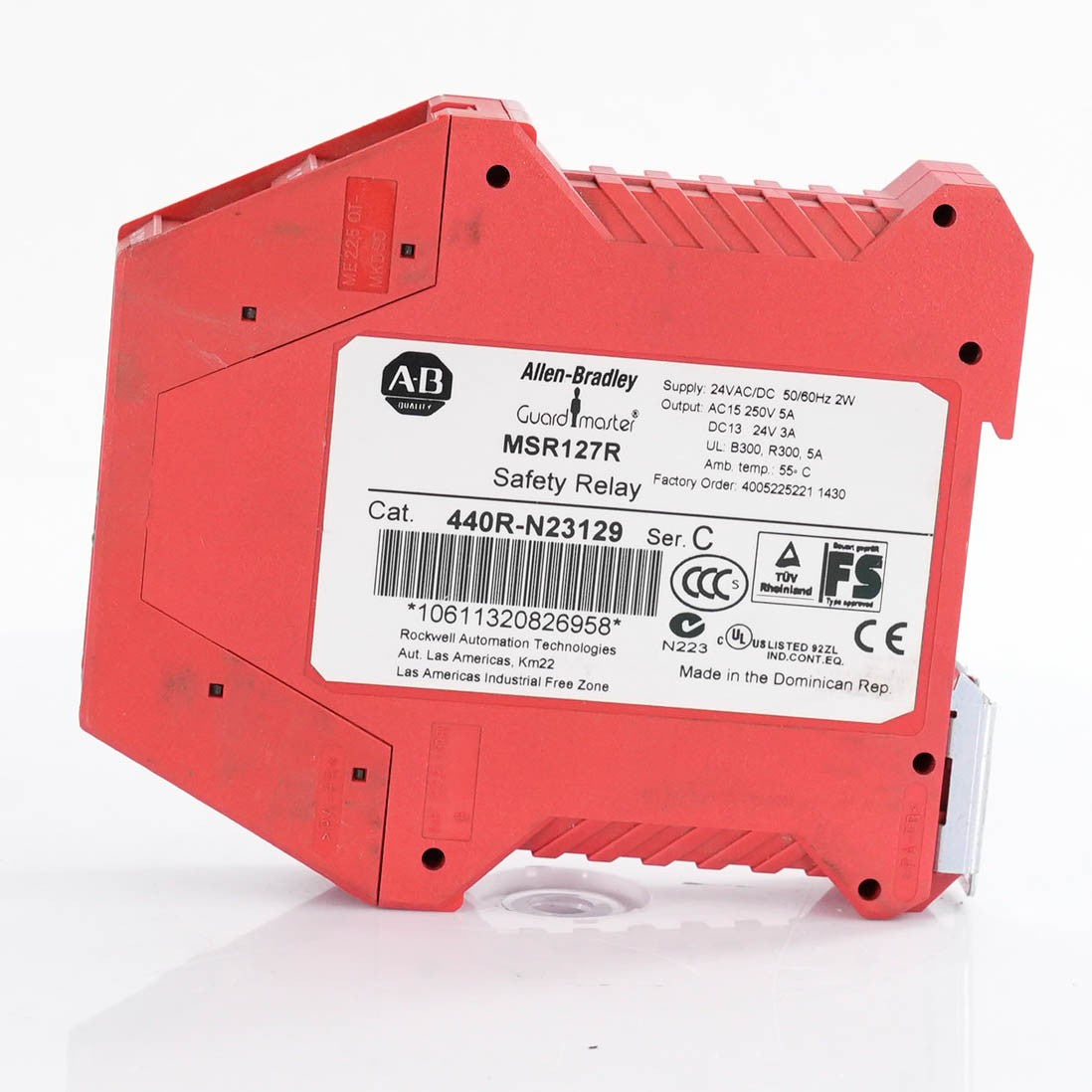 Allen Bradley 440R-N23129 Guardmaster GSR SI Safety Relay 24V DC 440RN23129