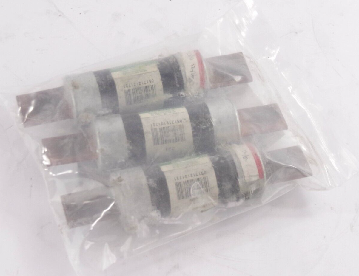 3x Bussmann NON-200 NON200 Cartridge One Time Non-Current Limiting Low Voltage