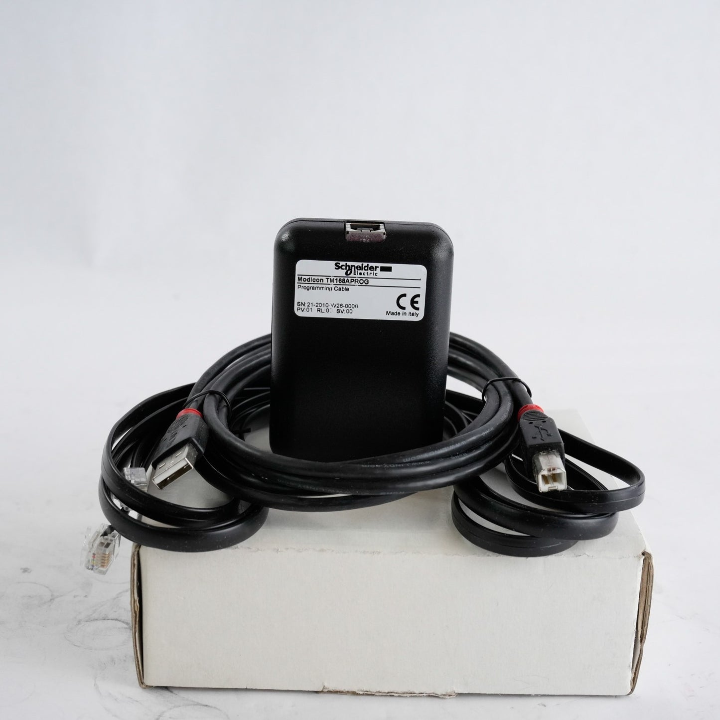Schneider Electric Modicon TM168APROG Programming Cable - Open Box