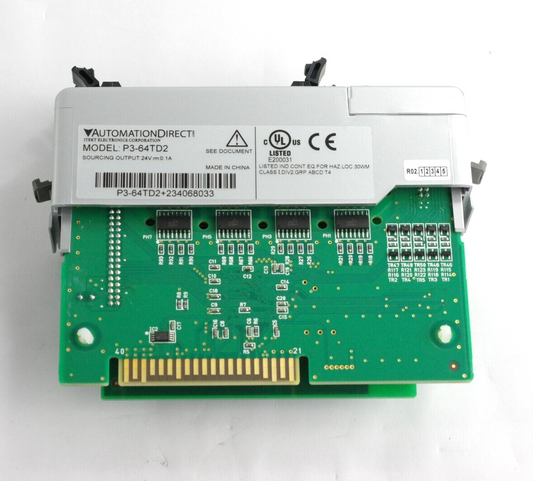 Automation Direct P3-64TD2 24VDC Sourcing Output Module - No Box
