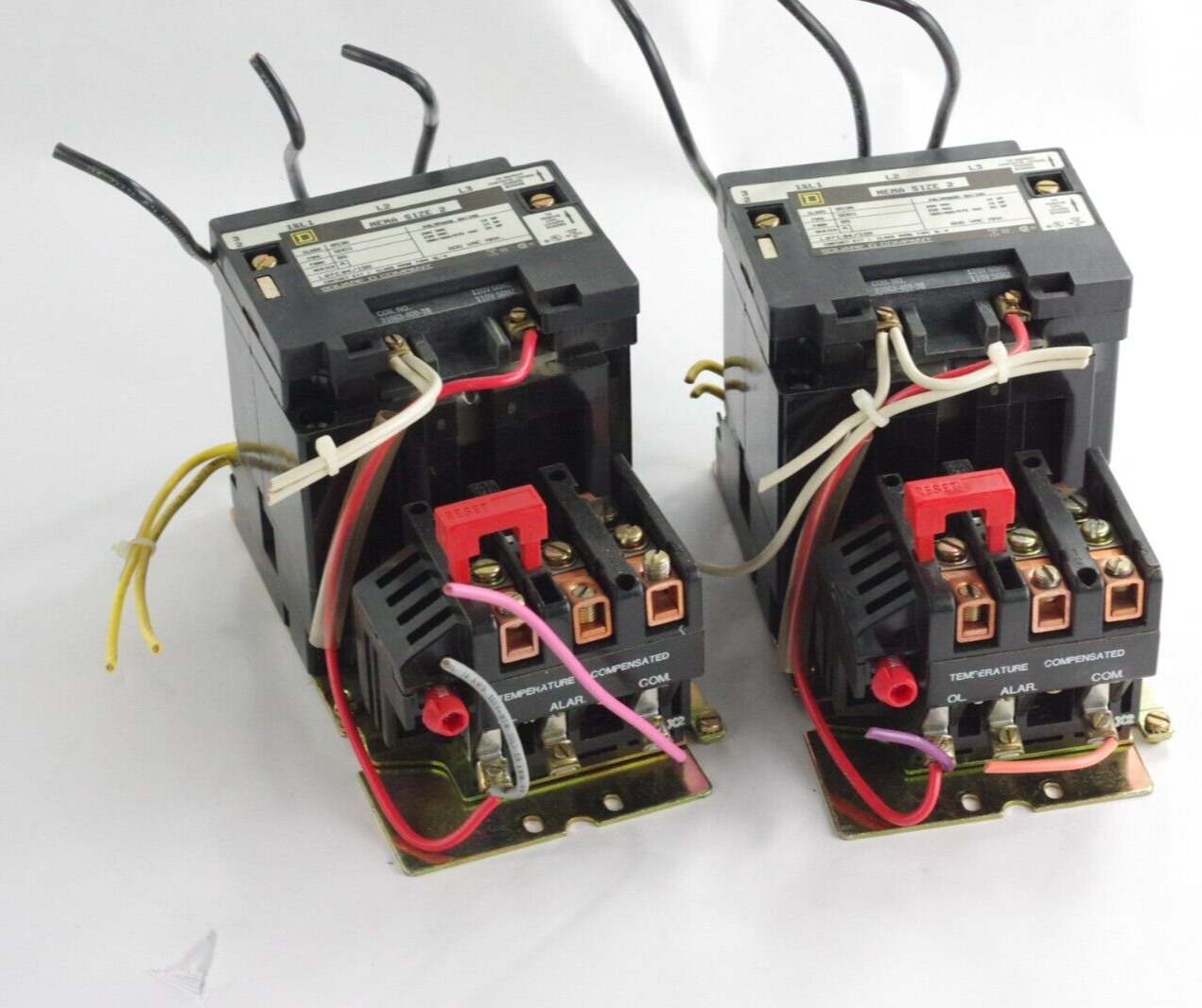 Square D 8536 Motor Starter Type SD01 Coil No. 31063-409-38 120V 60Hz/110V 50Hz