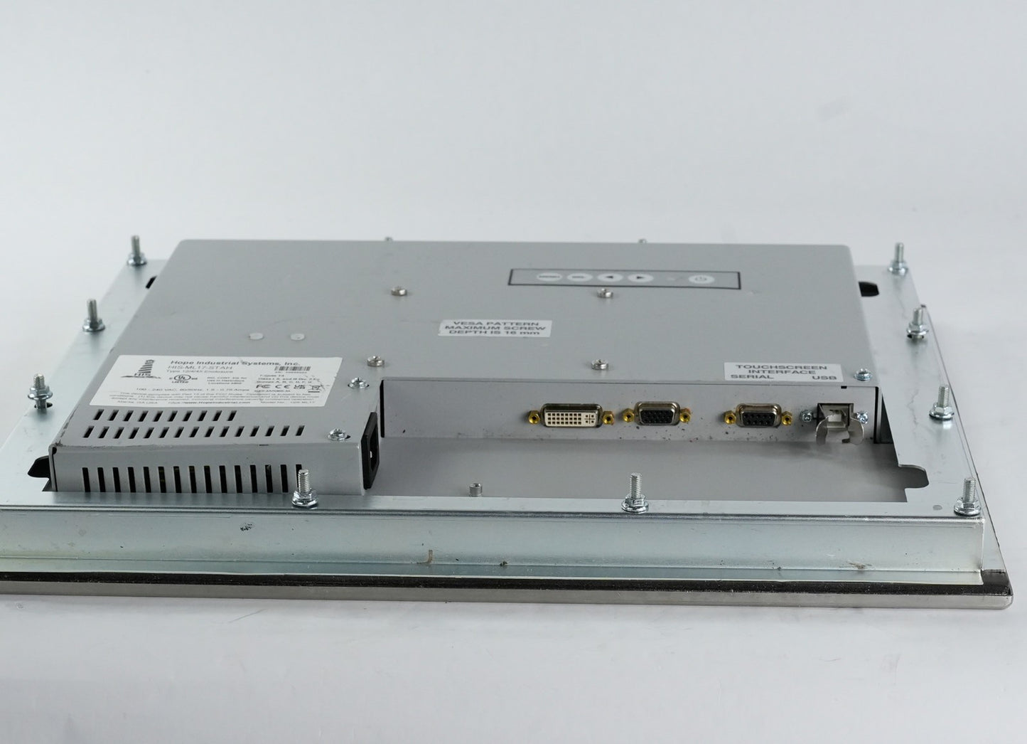 Hope Industrial Systems HIS-ML17-STAH Display Terminal Type 12/4/4X Enclosure