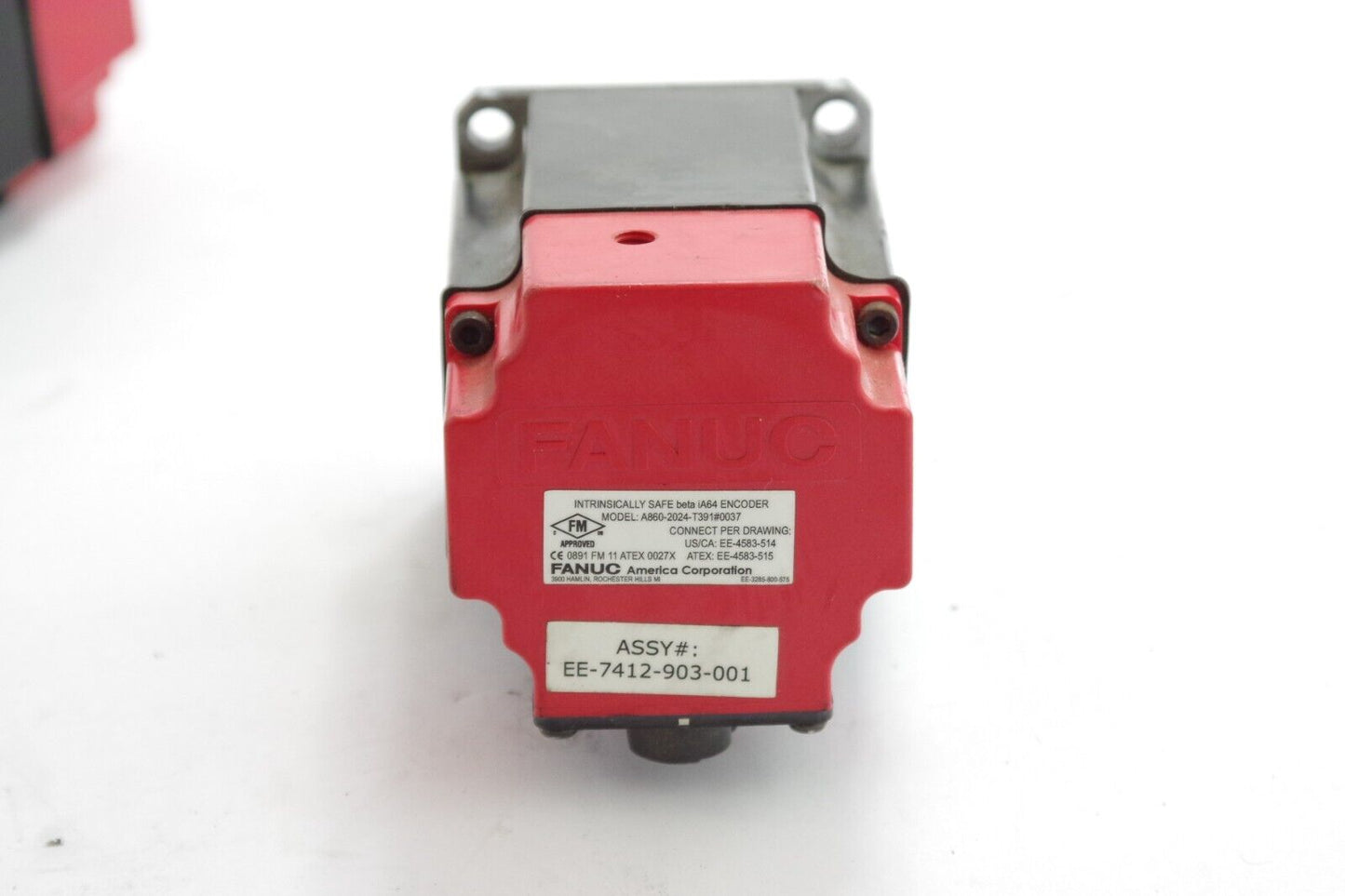 FANUC A06B-0115-B104#0037 AC SERVO MOTOR 200/240V / A06B-0115-B104 0.5/6000