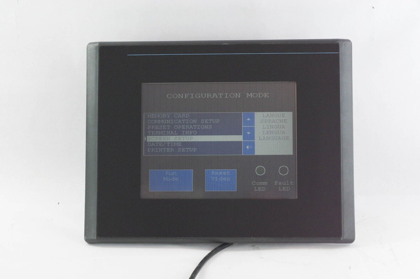 Allen Bradley 2711-T10C20 Ser E PanelView 1000 Touchscreen HMI - New Overlay