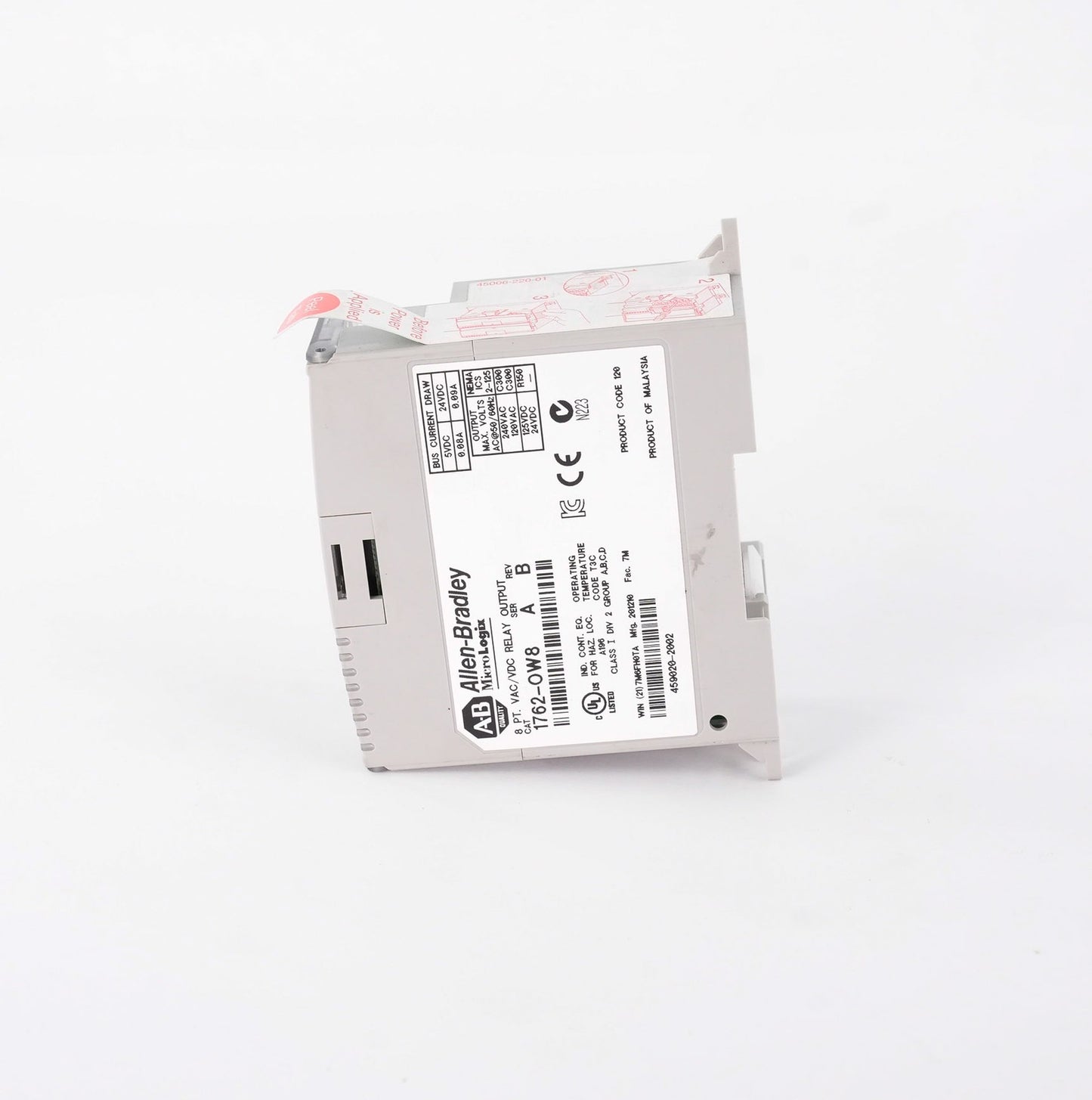 Allen Bradley 1762-OW8 /A MicroLogix 8 Point Relay Output Module - Open Box