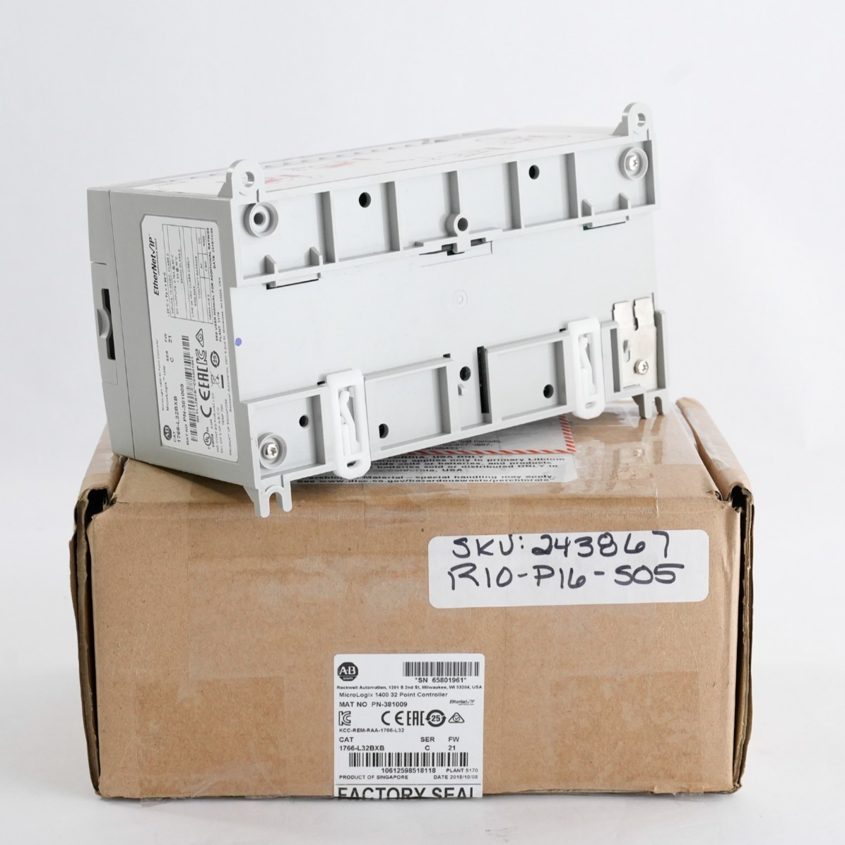 Allen Bradley 1766-L32BXB /C MicroLogix 1400 32-Pt Controller - Open Box