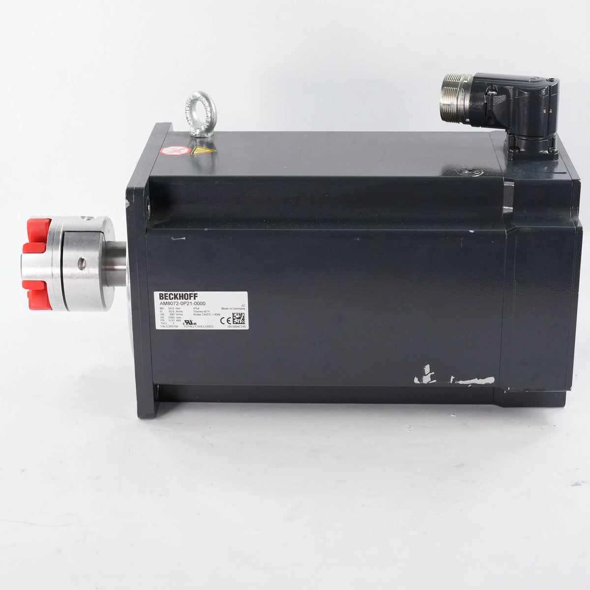 Beckhoff AM8072-0P21-0000 Synchronous Servomotor 14.5Nm 3000RPM AM80720P210000