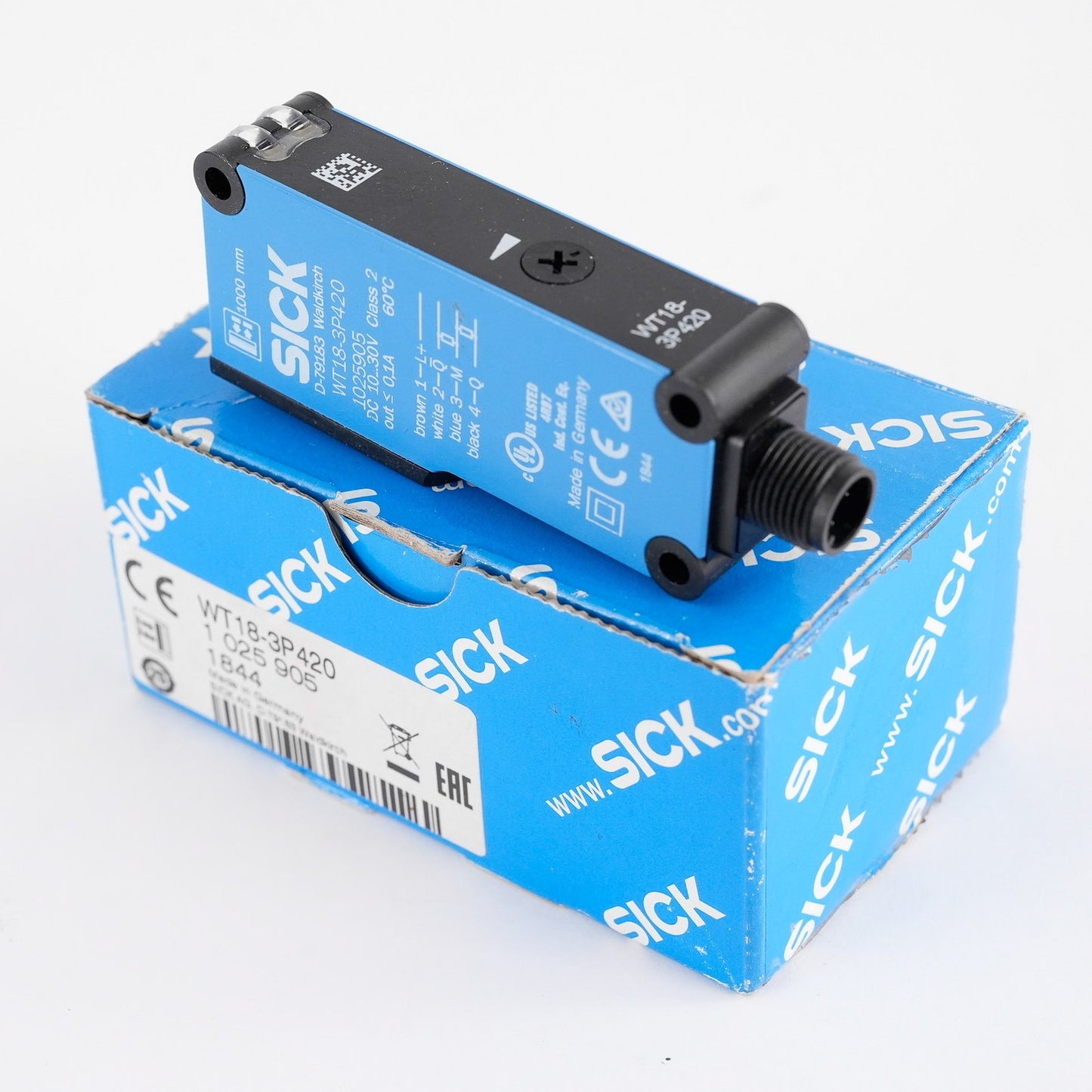 Sick WT18-3P420 Photoelectric Proximity Sensor WT183P420 - Open Box