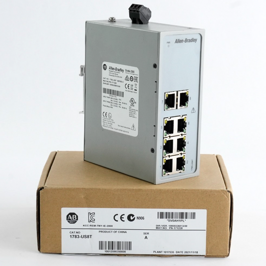 Allen Bradley 1783-US8T Ser A Stratix 2000 8-P Unmanaged Switch - Open Box