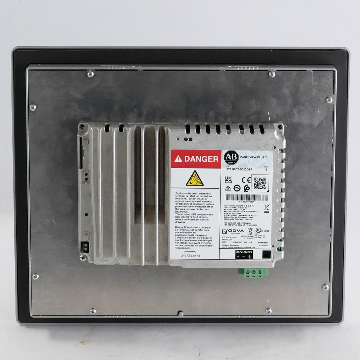 2024 Allen Bradley 2711P-T10C22D9P Series B Panelview Plus 7 Operator Interface