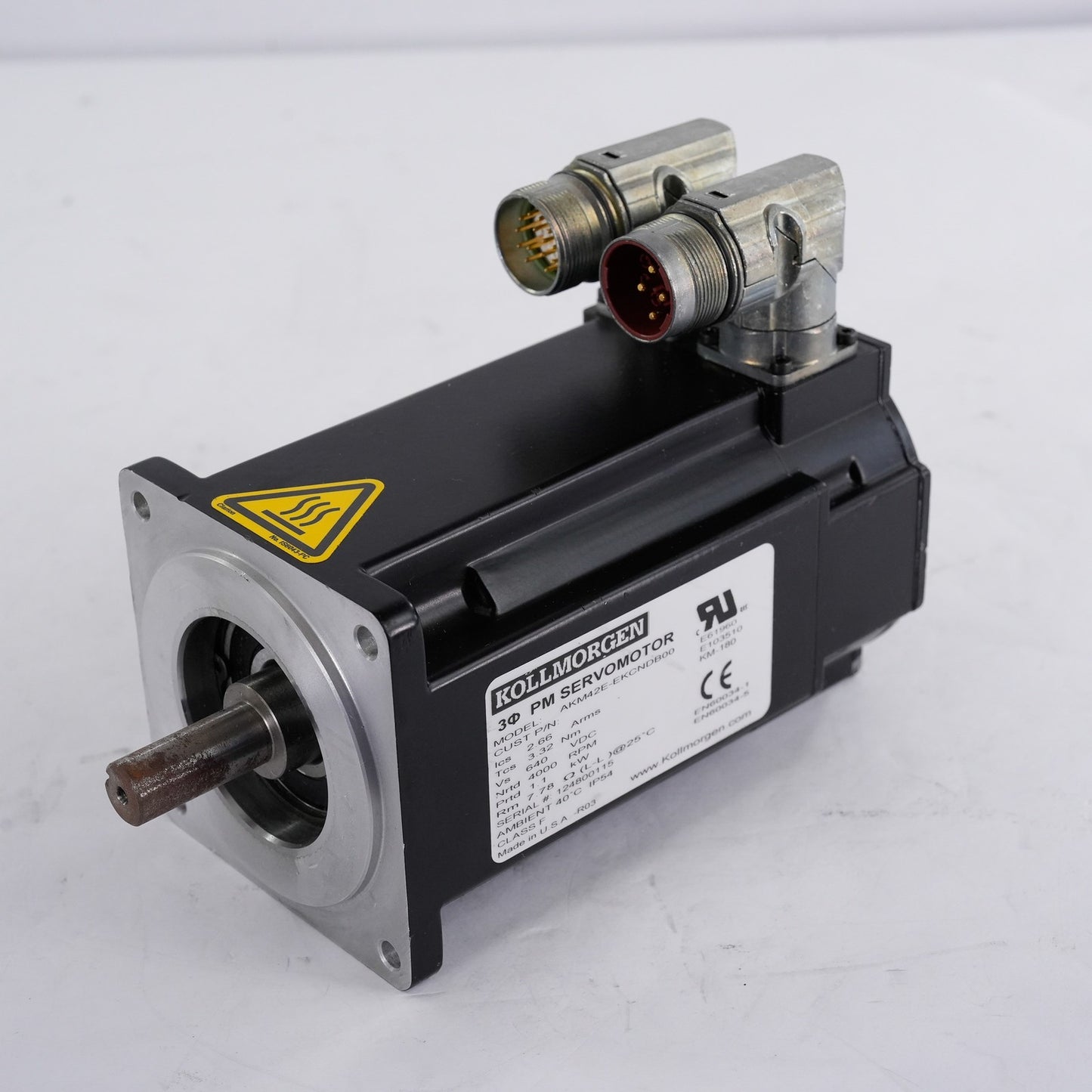 Kollmorgen AKM42E-EKCNDB00 Servo Motor 4000RPM 640VDC 1.1kW AKM42EEKCNDB00