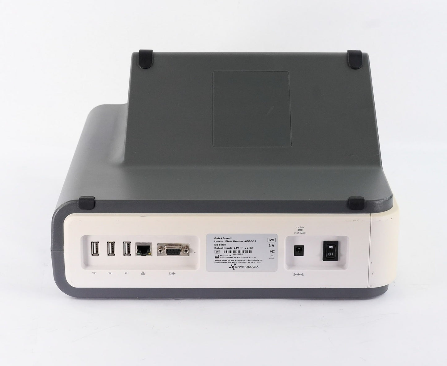 Envirologix QuickScan II ACC-331 Lateral Flow Reader 24V 2.5A - For Parts
