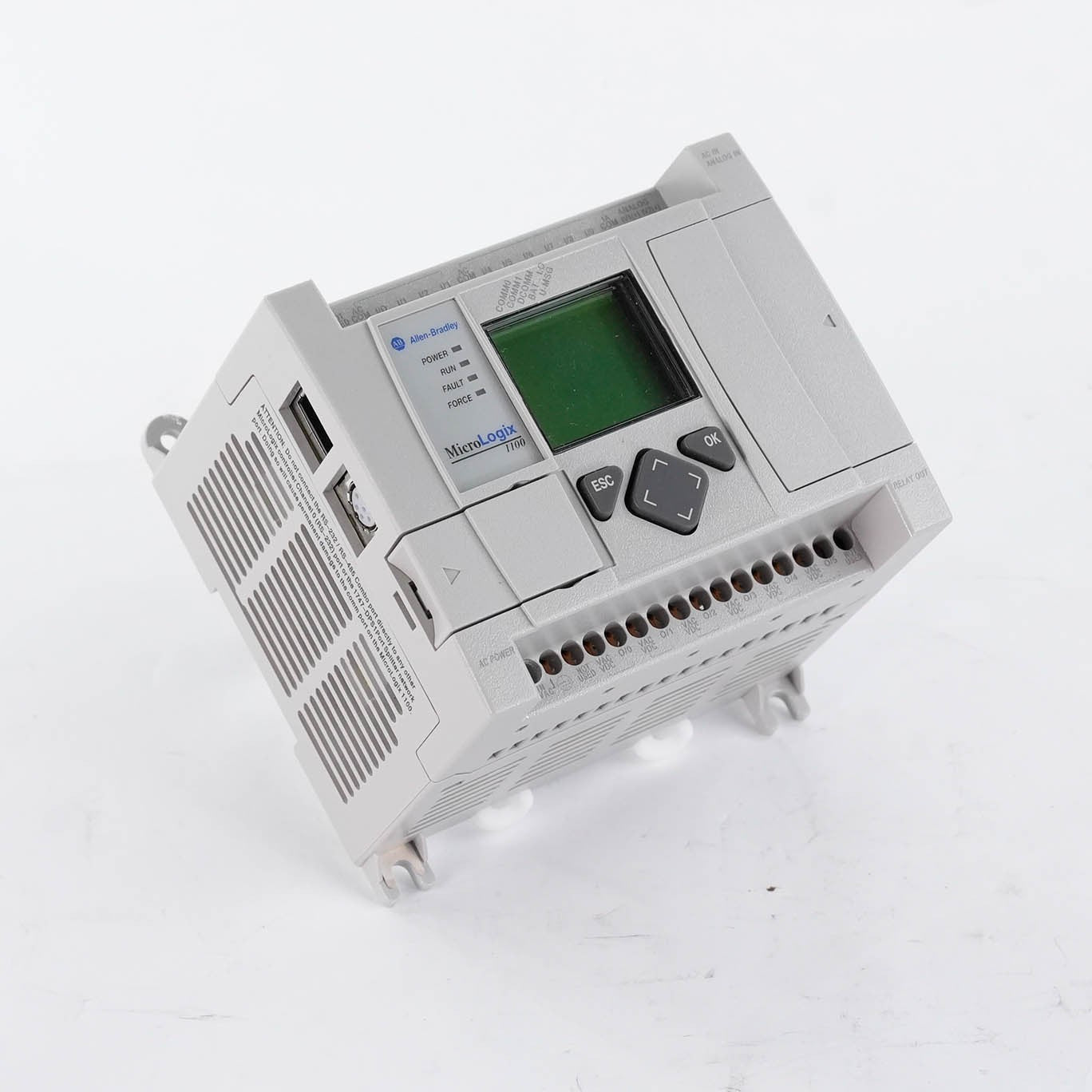 Allen Bradley 1763-L16AWA Ser B MicroLogix 1100 PLC 120/240V AC Controller