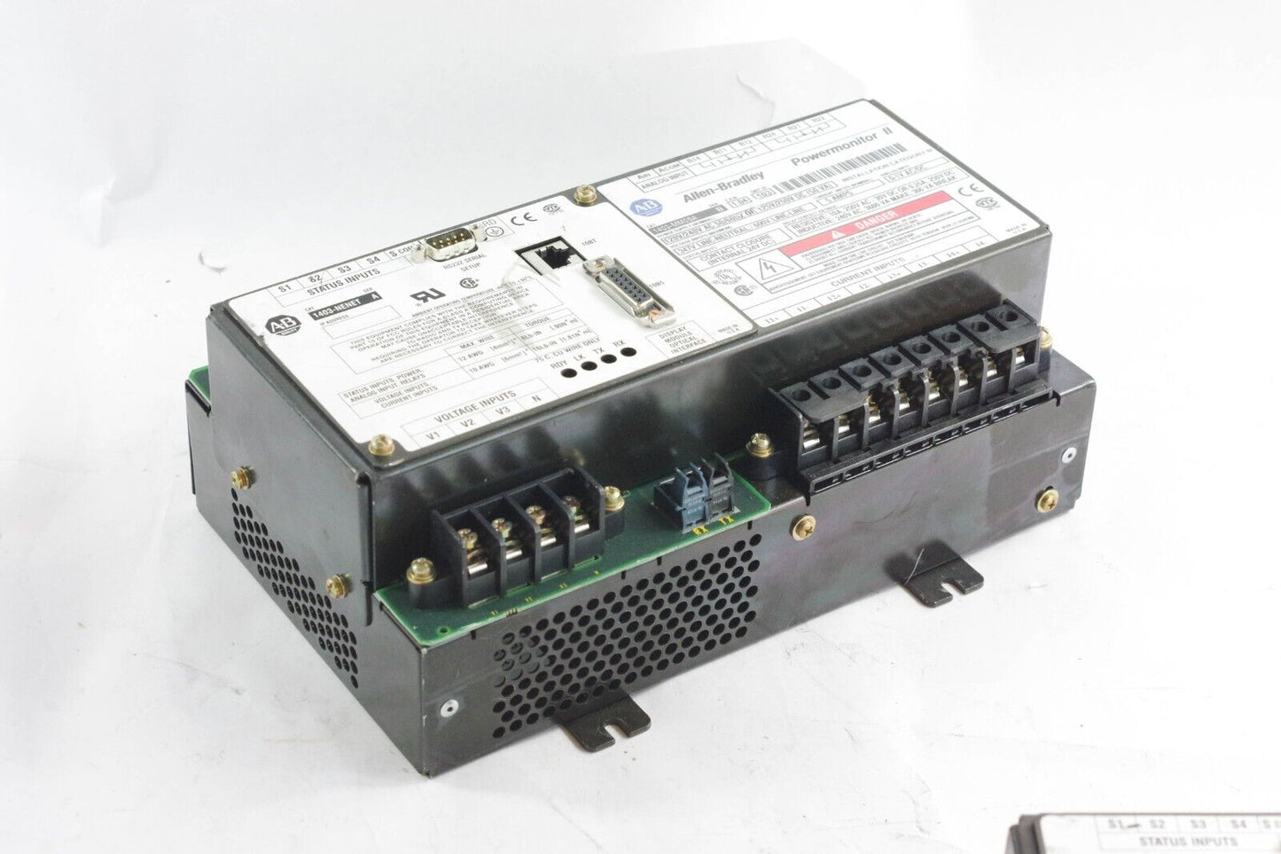 Allen Bradley 1403-MM05A / 1403MM05A Ser B  Powermonitor II + 1403-NENET