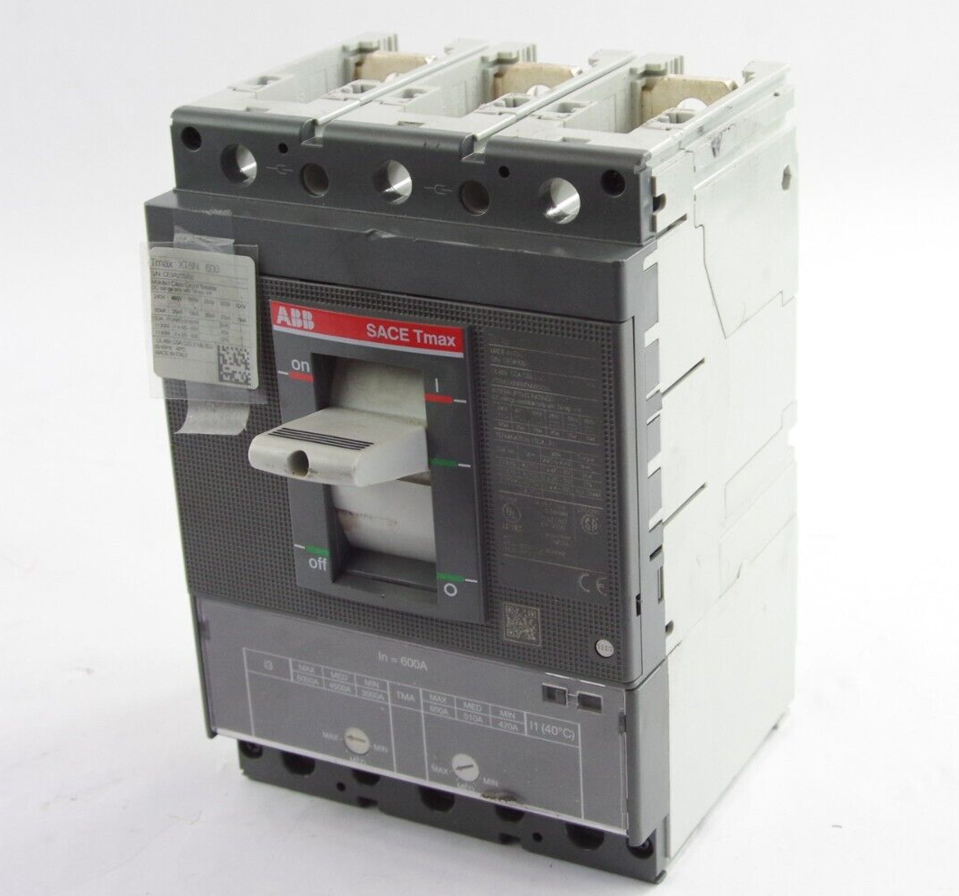 ABB Sace Tmax XT5N 600 Amp 3 Pole Circuit Breaker / XT5N600