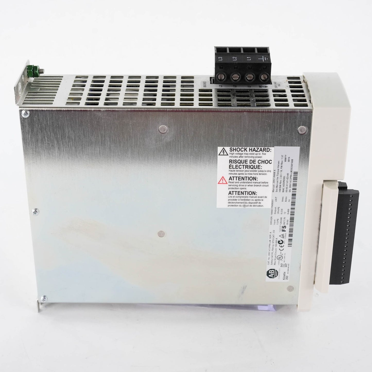 Allen Bradley 2097-V33PR6-LM Ser A Kinetix 350 Servo Drive 240V 1-Phase 2kW
