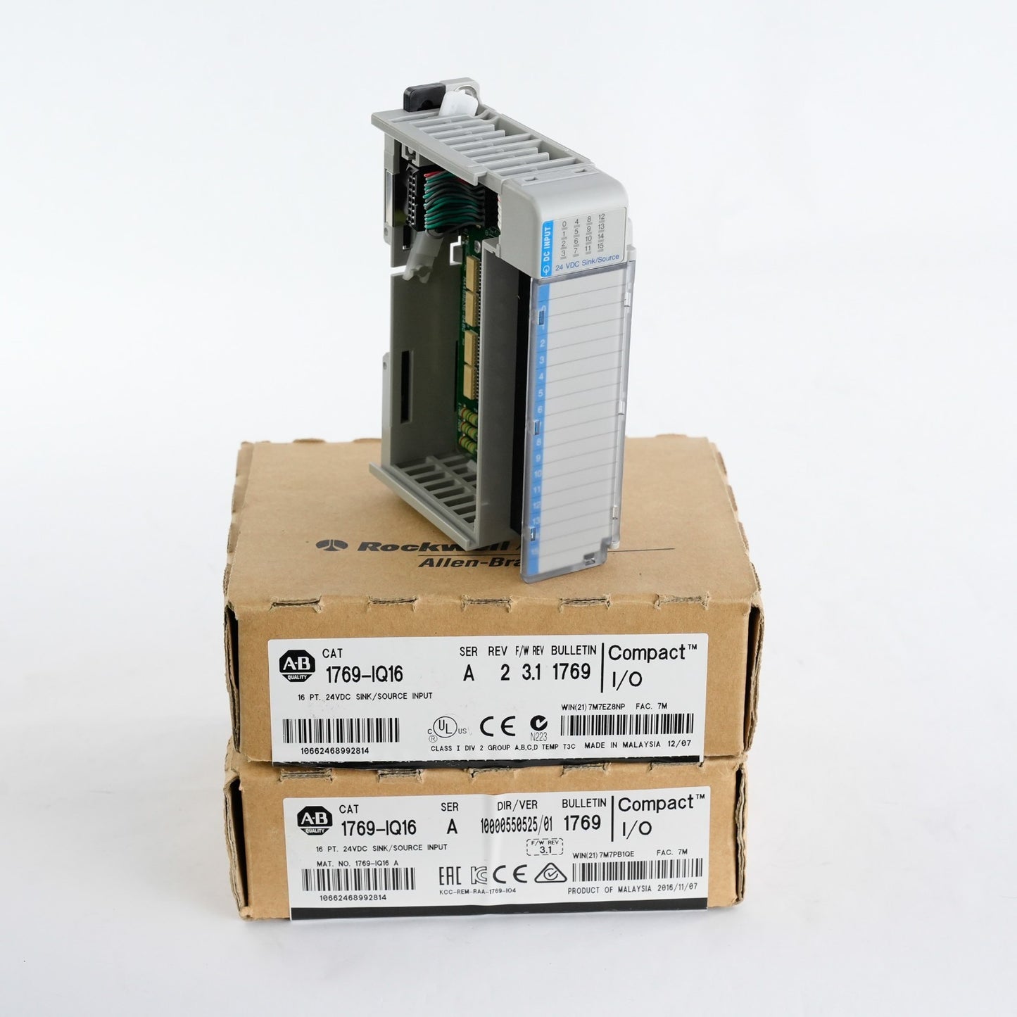 Allen Bradley 1769-IQ16 /A Rev 2 CompactLogix I/O Module 1769IQ16 - Open Box