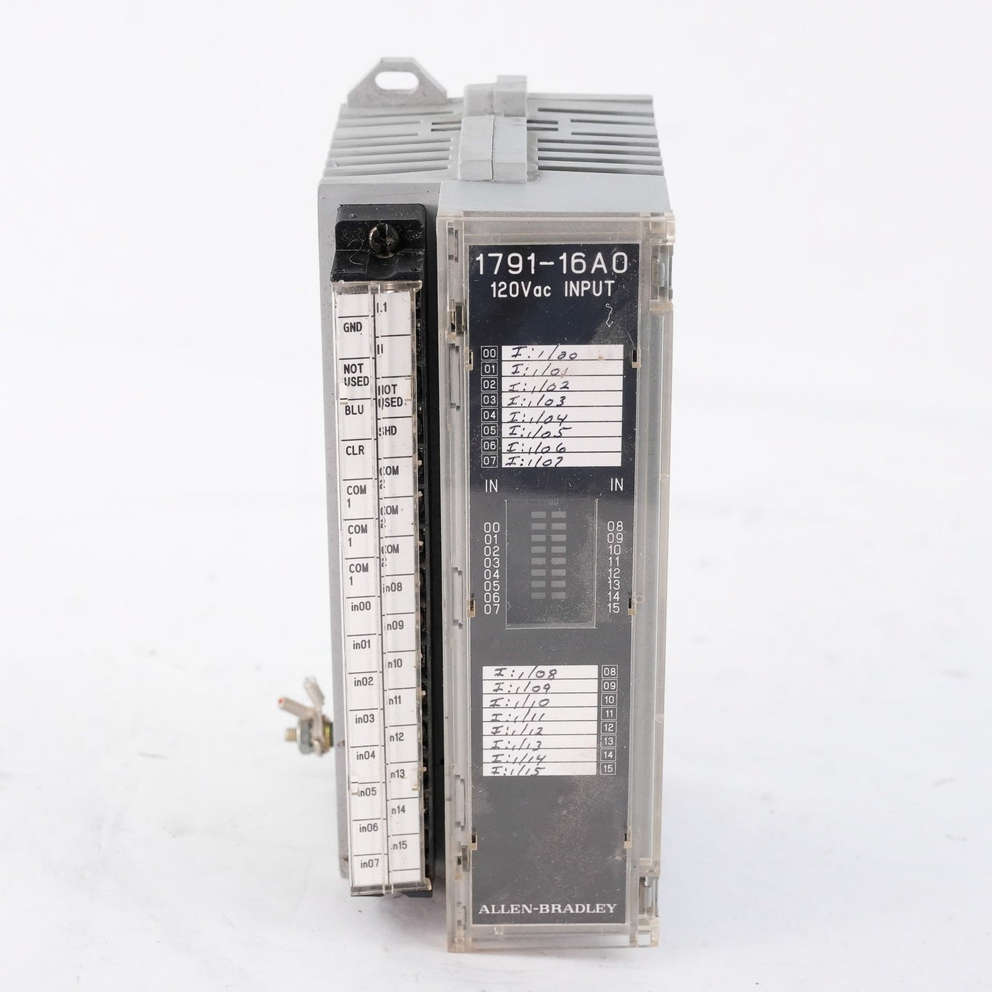Allen Bradley 1791-16A0 /B Rev. C01 Block Input Module 179116A0 96327071