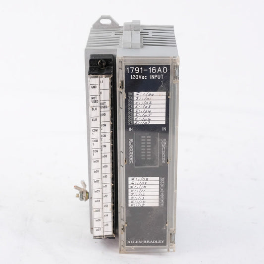 Allen Bradley 1791-16A0 /B Rev. C01 Block Input Module 179116A0 96327071